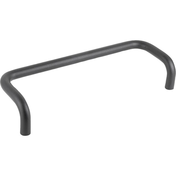 Pull Handle L=220, Form:A Steel, Black Powder, A=200, D=M08
